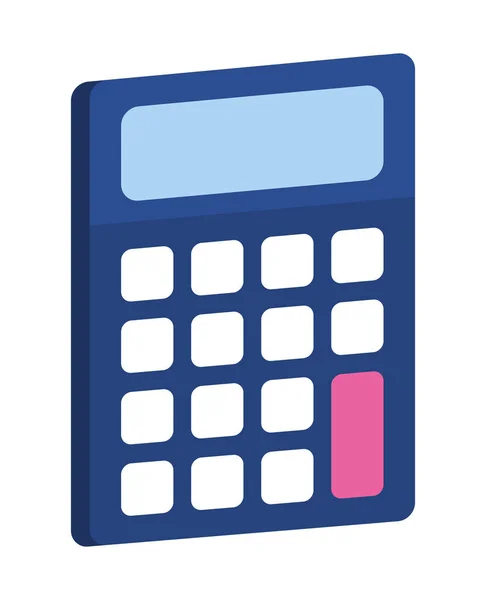 Ilustrație calculator albastru — Vector de stoc