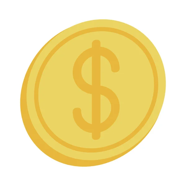 Ikona złotej monety — Wektor stockowy