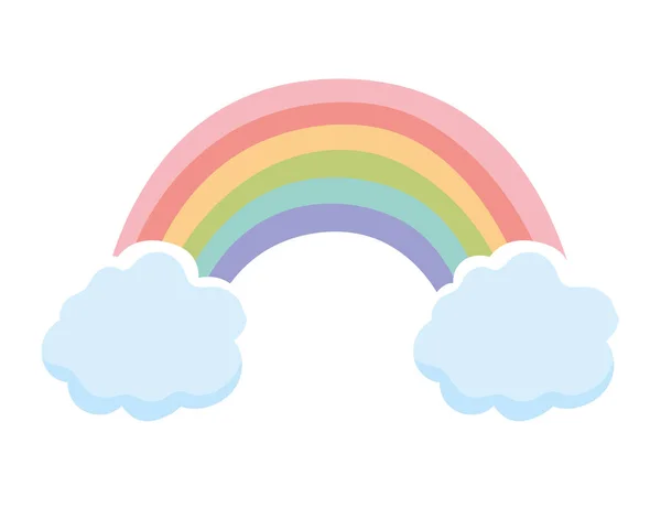 Mooi regenboog ontwerp — Stockvector