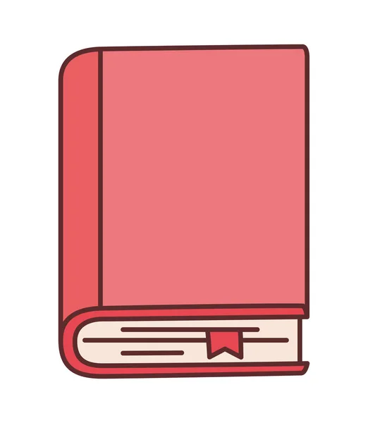 Červená kniha ilustrace — Stockový vektor