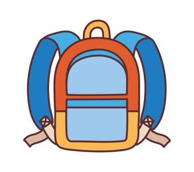 mavi sırt çantası tasarımı