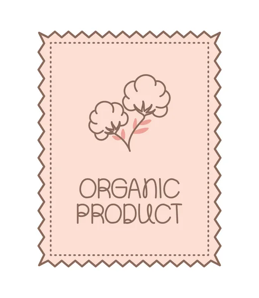 Cartel de produits biologiques — Image vectorielle