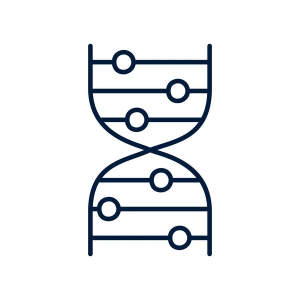 Ilustracja helisy DNA — Wektor stockowy