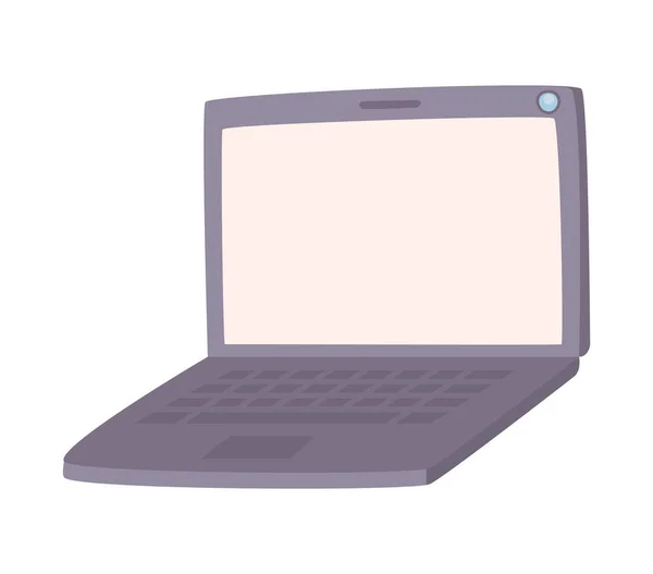 Offener Laptop-Computer — Stockvektor