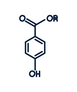 Paraben moleküler yapısı
