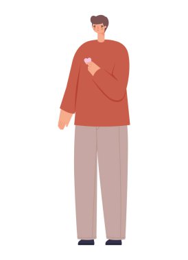 Sevgi dolu erkek çizimi