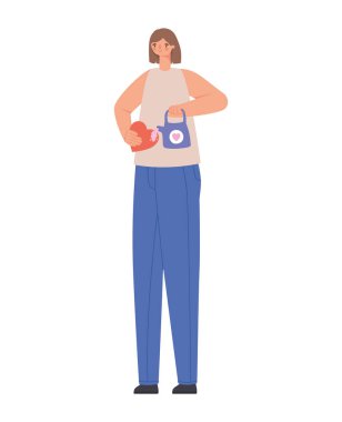 Sevecen kız çizimi