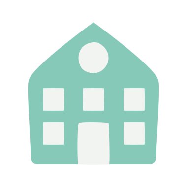 güzel ev illüstrasyonu