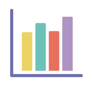 renkli çubuk grafik