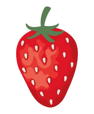 kırmızı çilek çizimi