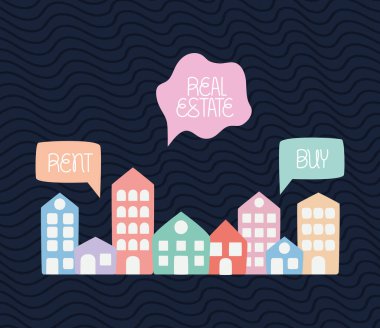 Güzel şehir haritası.