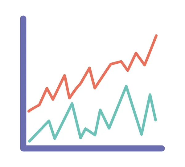 Tepe grafik illüstrasyonu — Stok Vektör