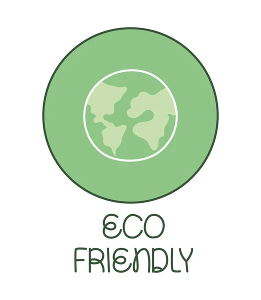 Ilustração eco friendly — Vetor de Stock