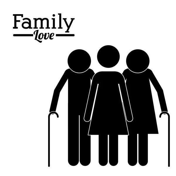 Familie ontwerp — Stockvector