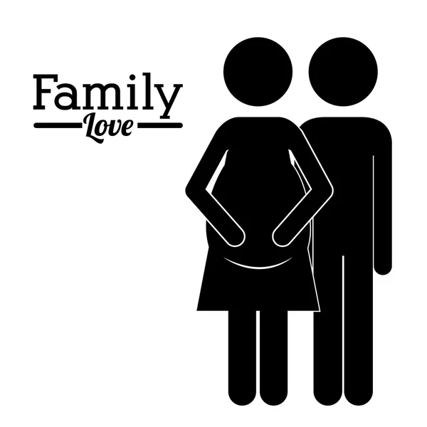 Familie ontwerp — Stockvector