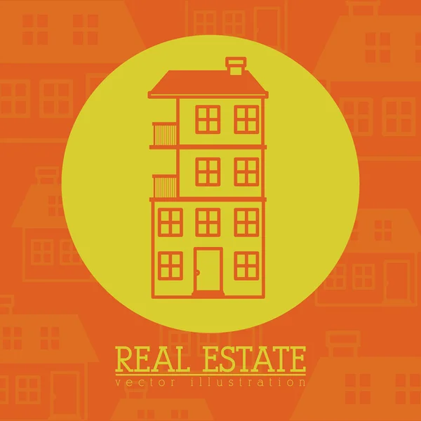 Real estate design — Stock Vector