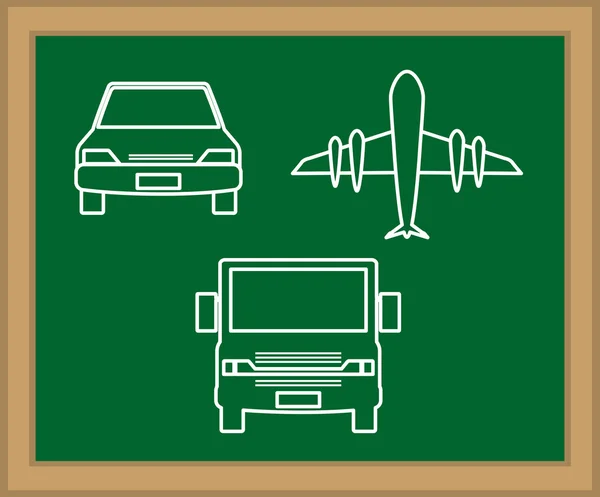 トランスポートの設計 — ストックベクタ