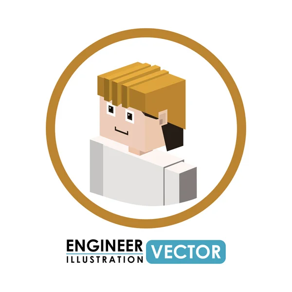 Diseño de empleo — Vector de stock