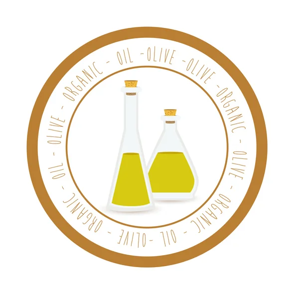 Olivoljeutformning — Stock vektor