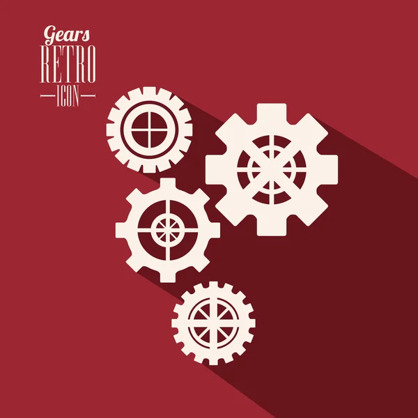 Gears design — Stock Vector