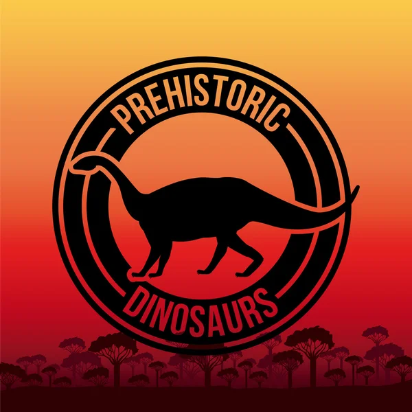 Design del dinosauro — Vettoriale Stock