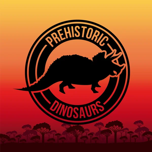 Dinosaurus design — Stockový vektor