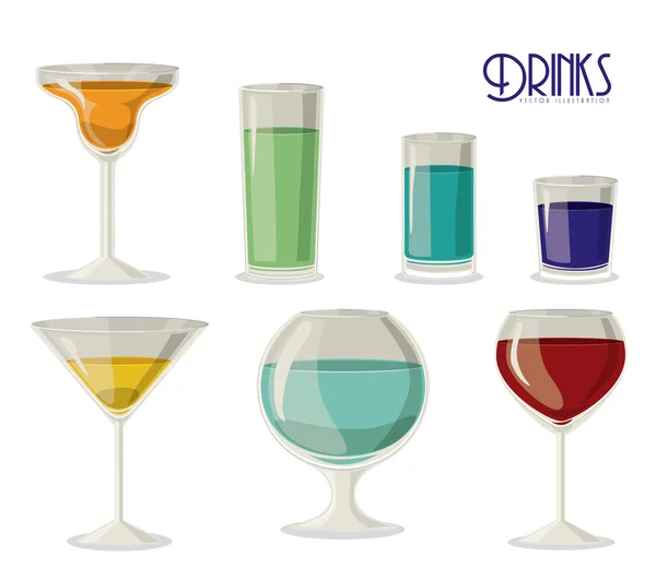 Cocktail Design — Stock vektor