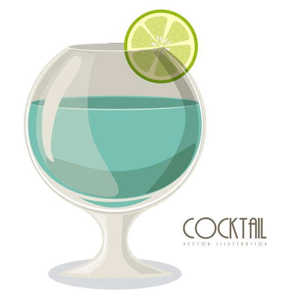 Cocktail ontwerp — Stockvector