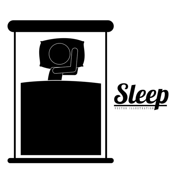 Дизайн сна — стоковый вектор