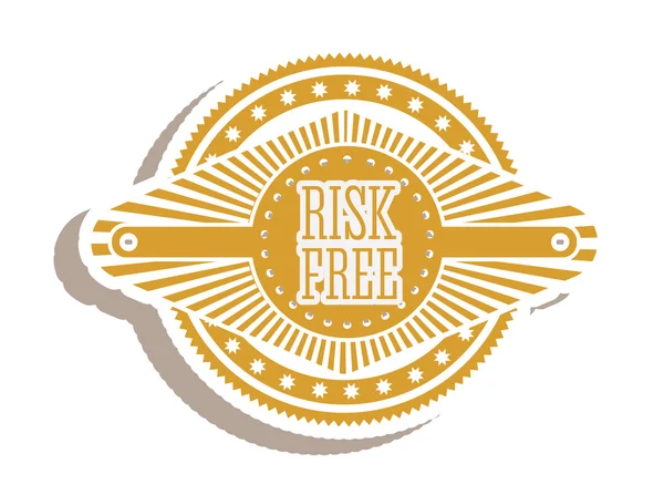 Risk ücretsiz — Stok Vektör