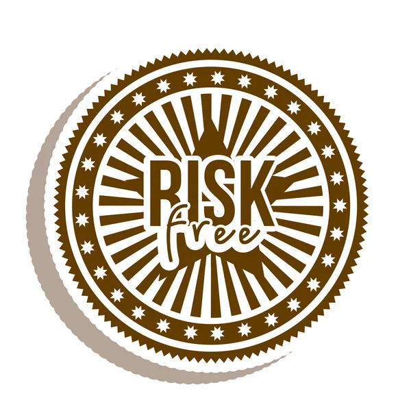 Risk ücretsiz — Stok Vektör