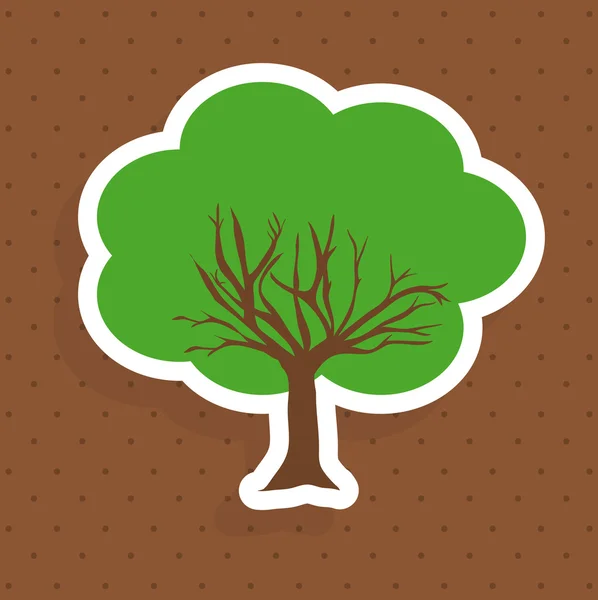 Diseño del árbol — Vector de stock