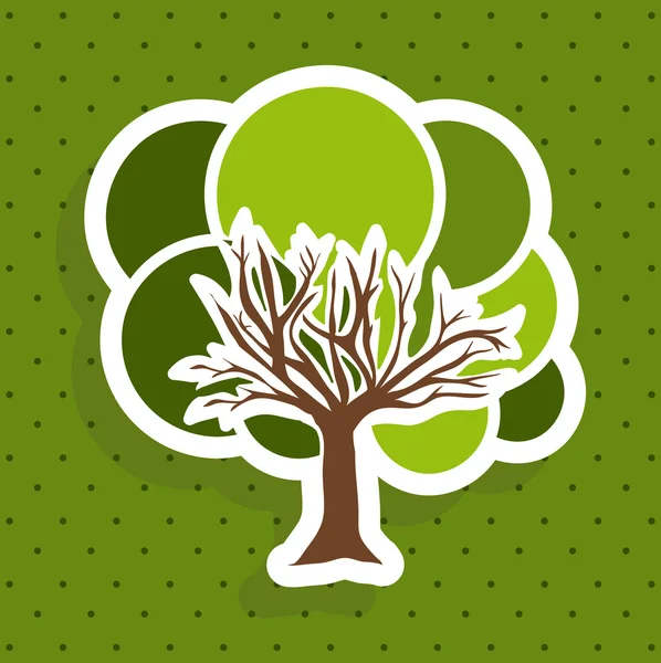 Diseño del árbol — Vector de stock