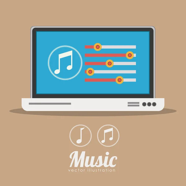 Design musical — Image vectorielle