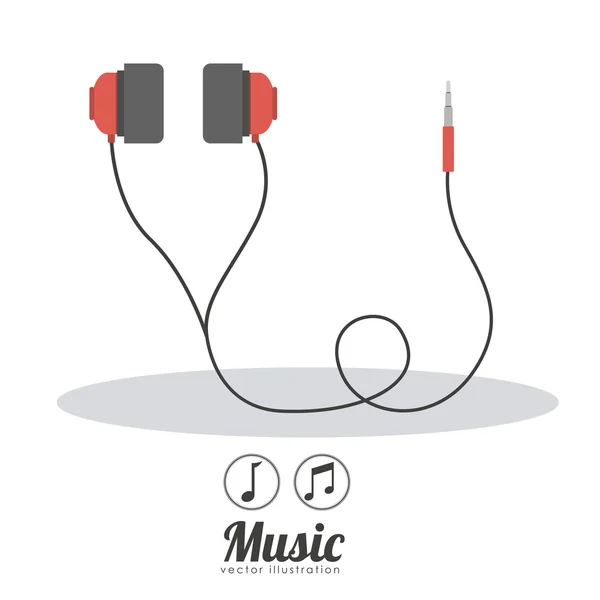 Diseño musical — Vector de stock