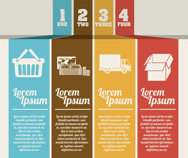 Infografika design — Stockový vektor