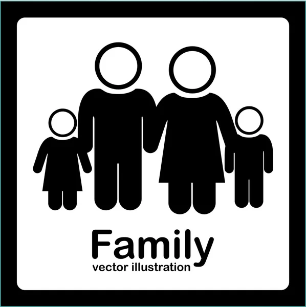 Familie ontwerp — Stockvector