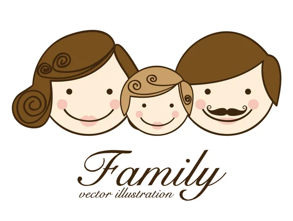 Familjen design — Stock vektor