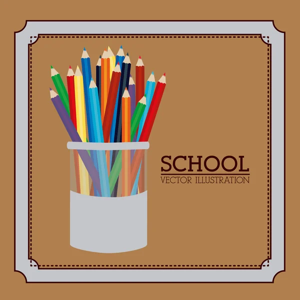 Diseño educativo — Vector de stock