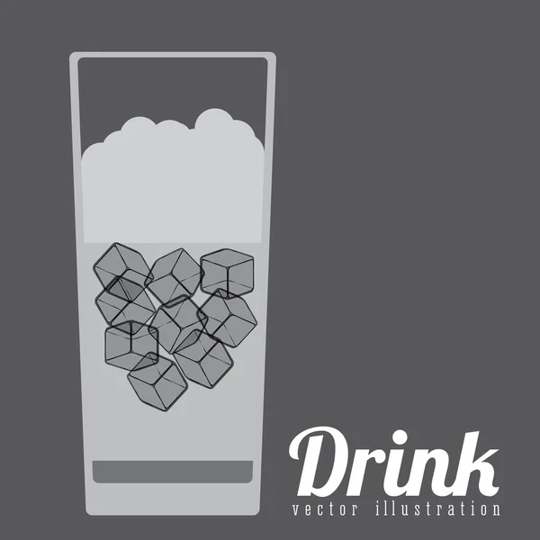 Diseño de bebidas — Vector de stock