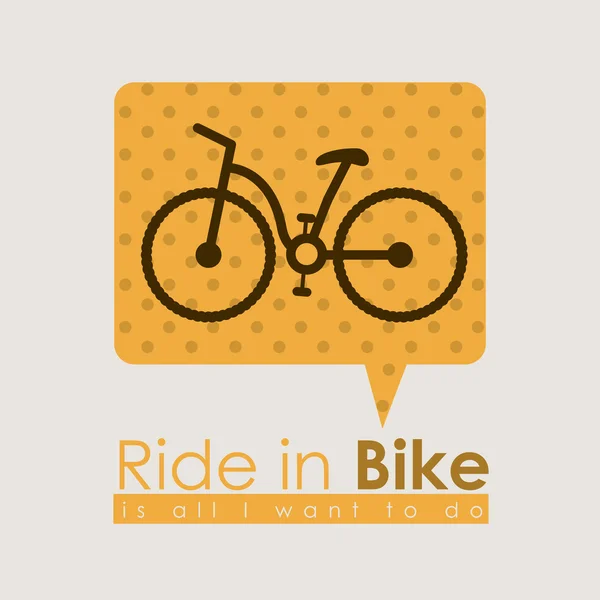 Bike tasarım — Stok Vektör