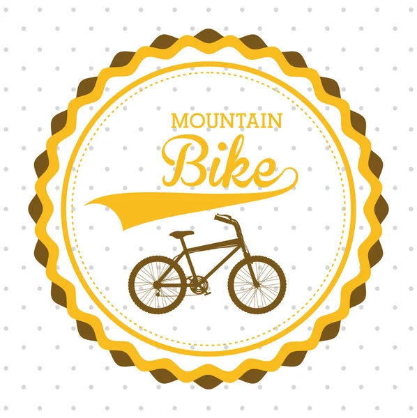 Diseño de bicicleta — Vector de stock