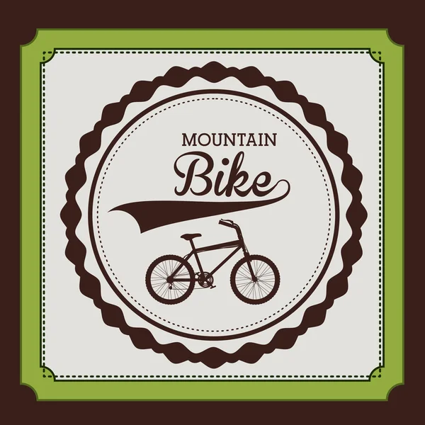 Diseño de bicicleta — Vector de stock