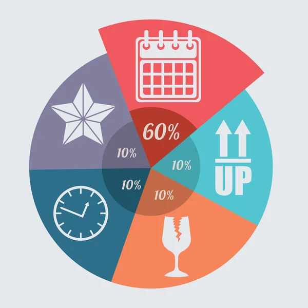 Infographic tasarım — Stok Vektör