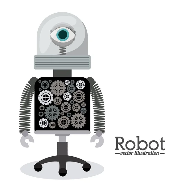 Robot ontwerp — Stockvector