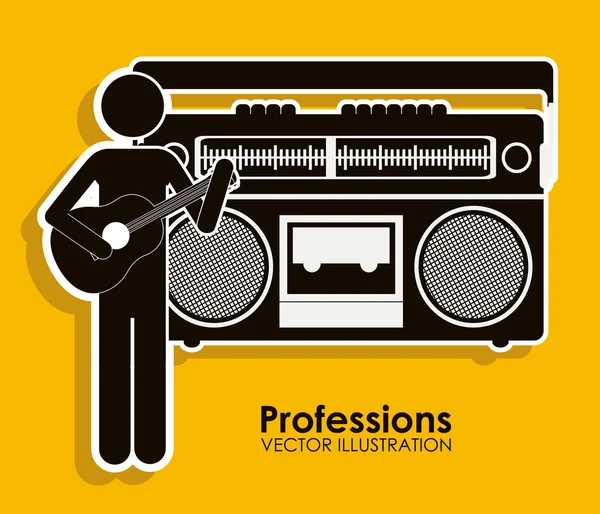 Profession design — Stock Vector