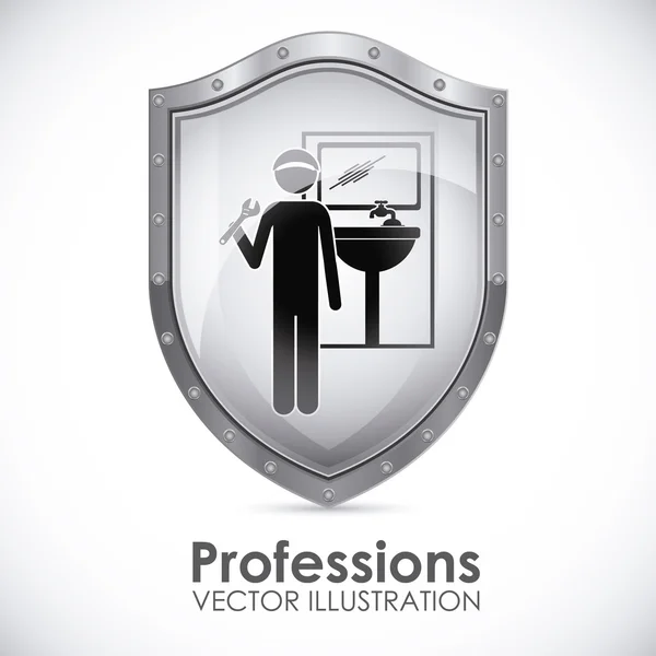 Diseño de profesión — Vector de stock