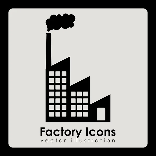 Design de fábrica — Vetor de Stock