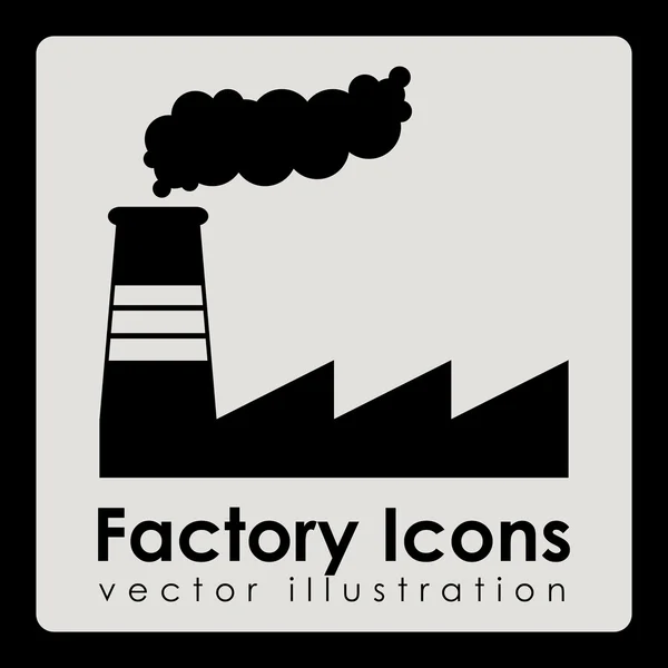 Diseño de fábrica — Vector de stock