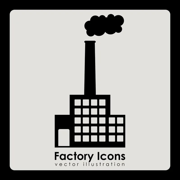 Factory design — Stock Vector